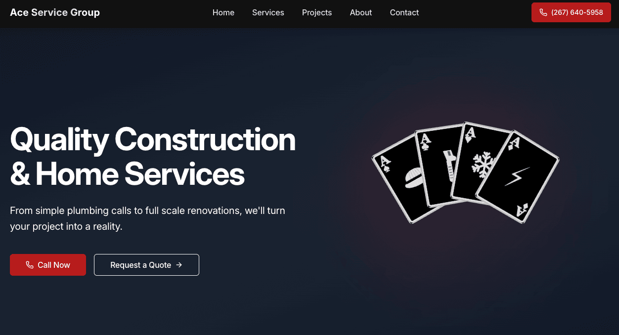 Ace Service Group LLC Website